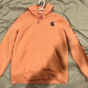 Pink/peach carhartt sweatshirt